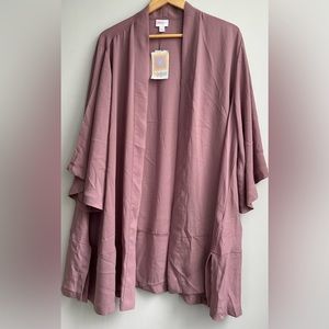 LULAROE womens size large  AURORA sheer wrap / bathing suit cover